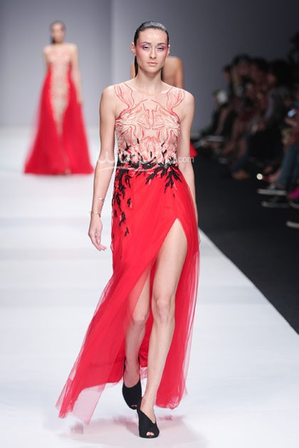 Albert Yanuar Japan Foundation, Indonesia Fashion Forward. Jakarta Fashion Week 2015 at Senayan City. Jakarta. (Foto: Mohammad Abduh/Wolipop)