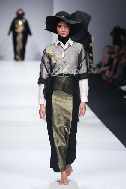 Jenahara Japan Foundation, Indonesia Fashion Forward. Jakarta Fashion Week 2015 at Senayan City. Jakarta. (Foto: Mohammad Abduh/Wolipop)
