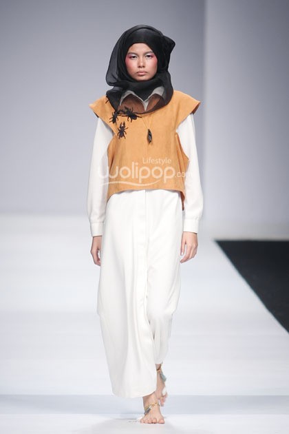 Jenahara Japan Foundation, Indonesia Fashion Forward. Jakarta Fashion Week 2015 at Senayan City. Jakarta. (Foto: Mohammad Abduh/Wolipop)