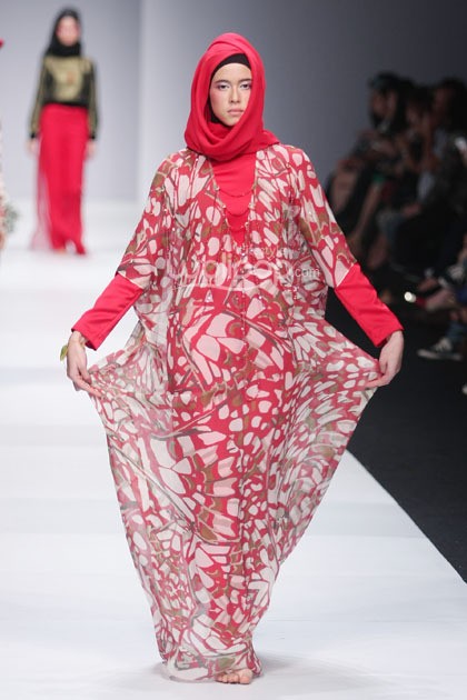 Jenahara Japan Foundation, Indonesia Fashion Forward. Jakarta Fashion Week 2015 at Senayan City. Jakarta. (Foto: Mohammad Abduh/Wolipop)