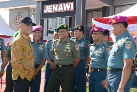 Pesan Menhan Ryamizard untuk Jajaran TNI dan Polri di Kepri