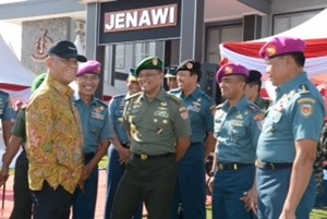 Pesan Menhan Ryamizard untuk Jajaran TNI dan Polri di Kepri