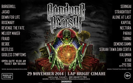 Metalhead Siap Party di Bandung Berisik 2014