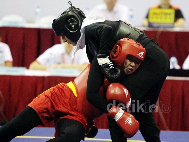 Tarung Seru Atlet Wushu