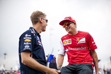Kimi Siap Bersenang-senang bersama Vettel di Ferrari