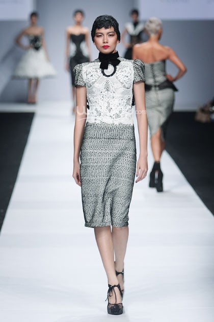 Yenty Tan Sovereign Beauty, Jakarta Fashion Week 2015 at Senayan City. Jakarta. (Foto: Mohammad Abduh/Wolipop)