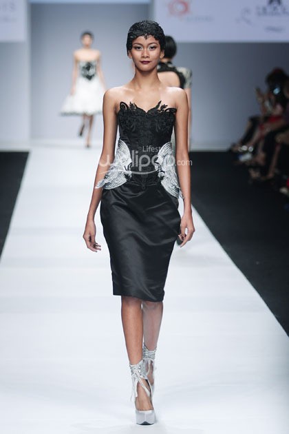 Yenty Tan Sovereign Beauty, Jakarta Fashion Week 2015 at Senayan City. Jakarta. (Foto: Mohammad Abduh/Wolipop)