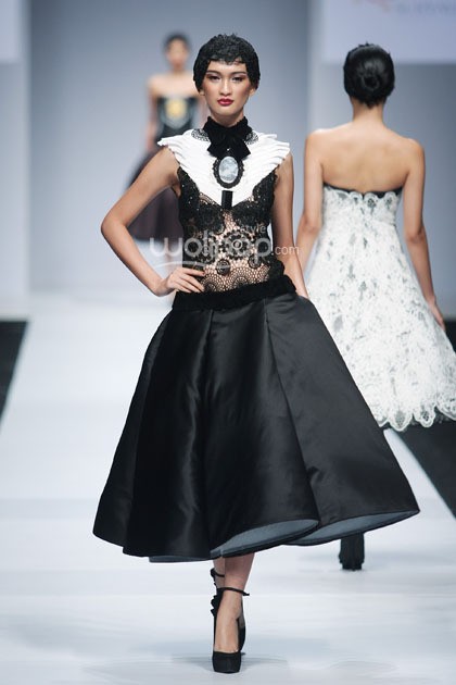 Yenty Tan Sovereign Beauty, Jakarta Fashion Week 2015 at Senayan City. Jakarta. (Foto: Mohammad Abduh/Wolipop)