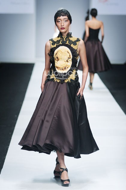 Yenty Tan Sovereign Beauty, Jakarta Fashion Week 2015 at Senayan City. Jakarta. (Foto: Mohammad Abduh/Wolipop)