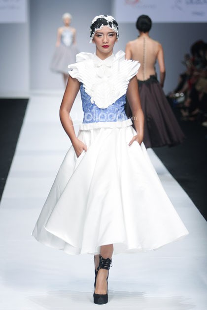 Yenty Tan Sovereign Beauty, Jakarta Fashion Week 2015 at Senayan City. Jakarta. (Foto: Mohammad Abduh/Wolipop)