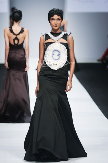 Yenty Tan Sovereign Beauty, Jakarta Fashion Week 2015 at Senayan City. Jakarta. (Foto: Mohammad Abduh/Wolipop)