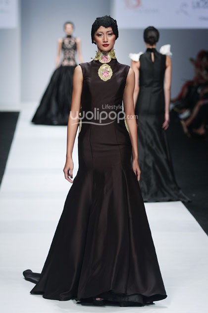 Yenty Tan Sovereign Beauty, Jakarta Fashion Week 2015 at Senayan City. Jakarta. (Foto: Mohammad Abduh/Wolipop)