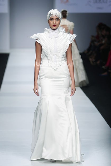 Yenty Tan Sovereign Beauty, Jakarta Fashion Week 2015 at Senayan City. Jakarta. (Foto: Mohammad Abduh/Wolipop)