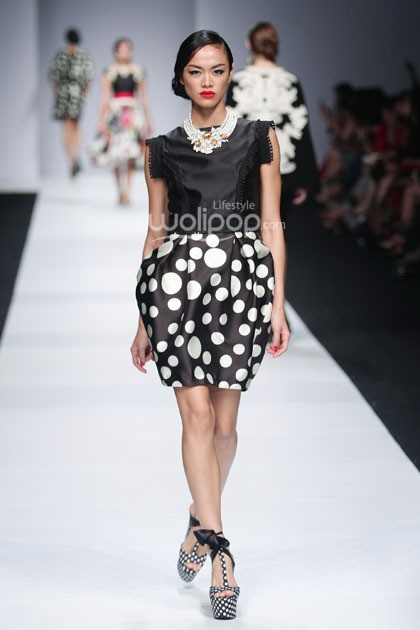 Denny Wirawan Manita, Yayasan Jantung Indonesia. Jakarta Fashion Week 2015 at Senayan City. Jakarta. (Foto: Mohammad Abduh/Wolipop)