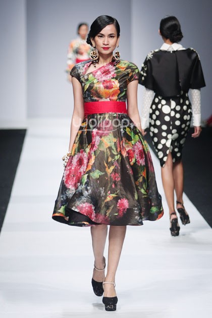 Denny Wirawan Manita, Yayasan Jantung Indonesia. Jakarta Fashion Week 2015 at Senayan City. Jakarta. (Foto: Mohammad Abduh/Wolipop)