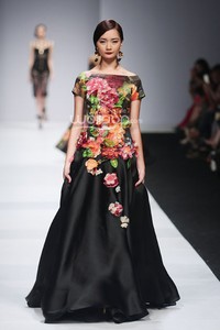 Denny Wirawan Manita, Yayasan Jantung Indonesia. Jakarta Fashion Week 2015 at Senayan City. Jakarta. (Foto: Mohammad Abduh/Wolipop)