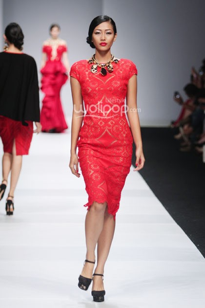 Denny Wirawan Manita, Yayasan Jantung Indonesia. Jakarta Fashion Week 2015 at Senayan City. Jakarta. (Foto: Mohammad Abduh/Wolipop)