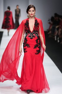 Denny Wirawan Manita, Yayasan Jantung Indonesia. Jakarta Fashion Week 2015 at Senayan City. Jakarta. (Foto: Mohammad Abduh/Wolipop)