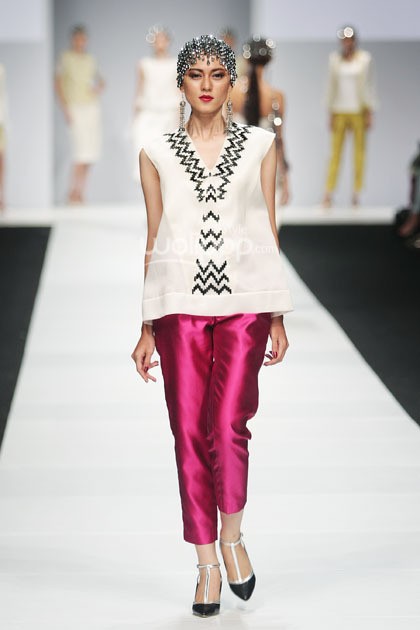 Major Minor 5asec LHarmonie Aux Details. Jakarta Fashion Week 2015 at Senayan City. Jakarta. [Foto: Mohammad Abduh/Wolipop]