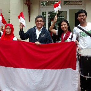 Kumpul di Kedutaan, Suporter Indonesia di Hanoi Siap Semangati Garuda