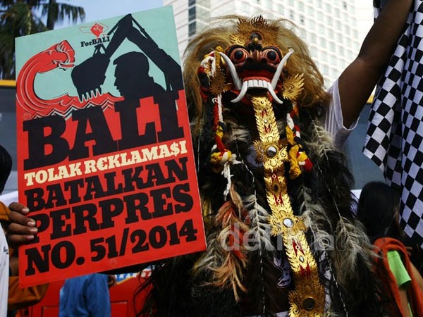 Aksi Tolak Reklamasi Teluk Benoa Bali
