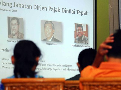 Lelang Jabatan Dirjen Pajak Dibahas