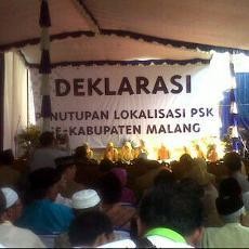 Mulai Hari Ini Kabupaten Malang Bebas dari Lokalisasi Prostitusi
