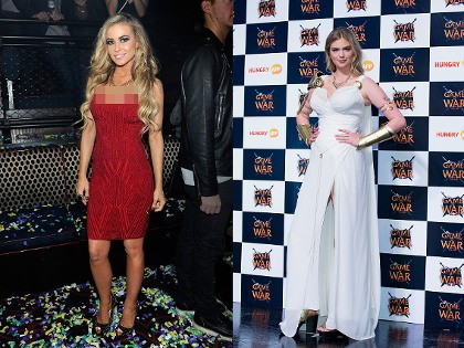 Carmen Electra Seksi Bergaun Merah, Kate Upton Goes to Korea