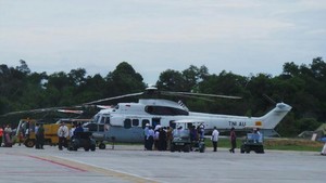 Cuaca Buruk, Jokowi Batal Turun dari Heli di Titik Kebakaran Hutan Riau