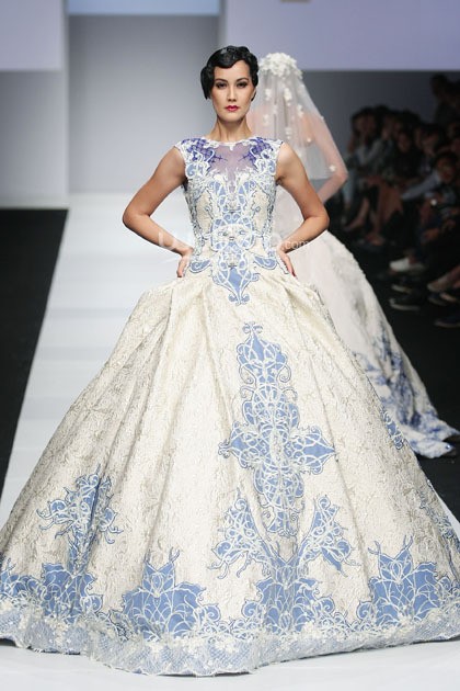 Imelda Kartini 5asec LHarmonie Aux Details. Jakarta Fashion Week 2015 at Senayan City. Jakarta. [Foto: Mohammad Abduh/Wolipop]