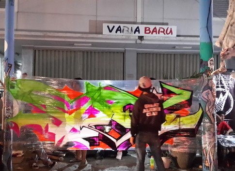 Kritik Pemkot, Seniman Street Art Tangerang Bikin Mural Tandingan