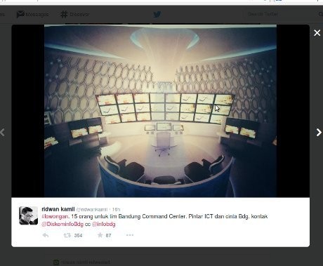 Ini Kecanggihan Command Center yang Akan Dimiliki Kota Bandung