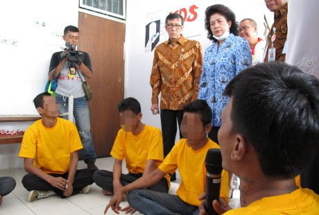 Ketika Menkes Nila Sedih Usai Mengunjungi Lapas Narkotika