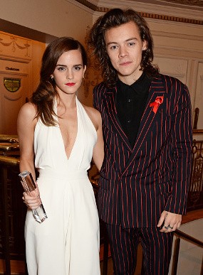 Foto Bareng di BFA 2014, Emma Watson dan Harry Styles Dijodohkan Fans