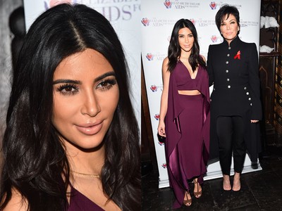 Kim Kardashian Cantik dan Seksi di Acara Amal