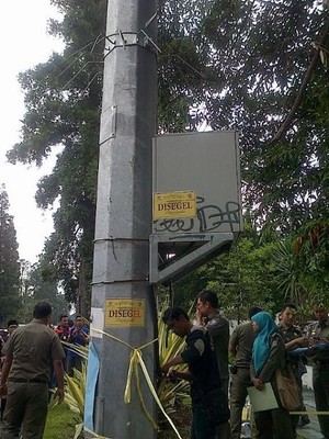 Pemkot Bandung Janji Segera Bongkar Enam Microcell Pole Ilegal