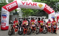 Enam rider yang sukses menempuh hingga garis finish adalah Piter Tanujaya, Jeane Jean, Inuk Blazer, Jery Sigit, Deni Sugandi, dan Imam.