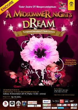 Teater Sastra UI Kembali Pentaskan A Midsummer Nights Dream