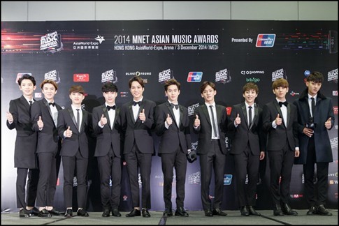 EXO Raih Best Asian Style Award di MAMA 2014