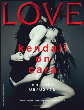 Pose Panas Kendall Jenner dan Cara Delevingne di Cover Majalah
