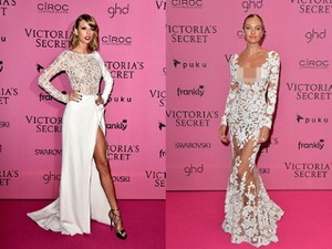 Taylor Swift Pamer Kaki Jenjang, Candice Swanepoel Seksi Bergaun Menerawang