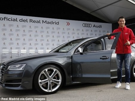 Pemain Real Madrid Terima Hadiah, Ronaldo Pilih Audi S8