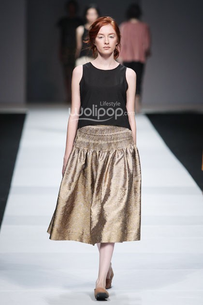 Vassilisa Anastasia 8 Infinite Capsule Collection Asosiasi Perancang Pengusaha Muda Indonesia. Jakarta Fashion Week 2015 at Senayan City. Jakarta. [Foto: Mohammad Abduh/Wolipop]