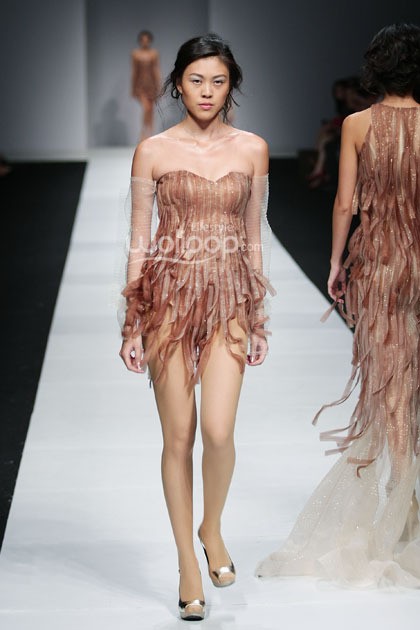 Veronika Vidyanita 8 Infinite Capsule Collection Asosiasi Perancang Pengusaha Muda Indonesia, Jakarta Fashion Week 2015 at Senayan City. Jakarta. (Foto: Mohammad Abduh/Wolipop)