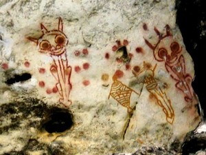Temuan Gambar Ajaib Mirip Alien di Papua Barat Diselidiki Arkeolog