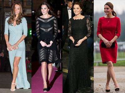 Penampilan Chic dan Anggun Kate Middleton Hamil Anak Kedua
