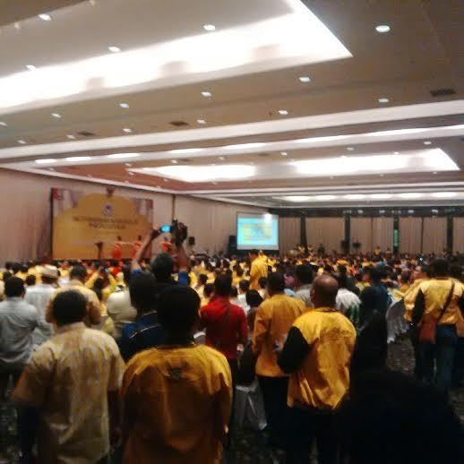 Restu Sesepuh Golkar di Belakang Munas Jakarta