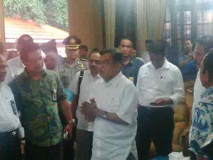 Hujan Deras, JK Batal Kunjungi Waduk Terbesar di Jawa Timur