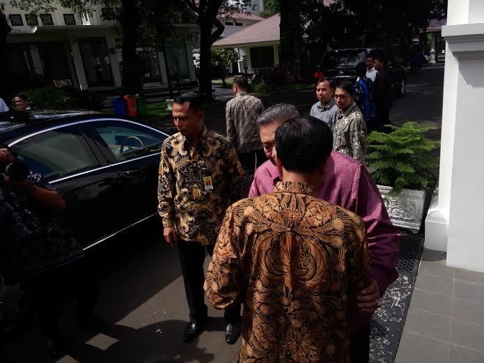 Bertemu di Istana, SBY dan Jokowi Bahas Perppu Pilkada Langsung