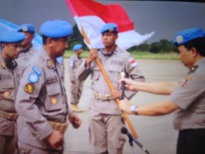 127 Personel Polri yang Bertugas di Sudan Kembali ke Tanah Air